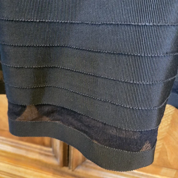 Prada Black Textured A-Line Skirt - Picture 3 of 6